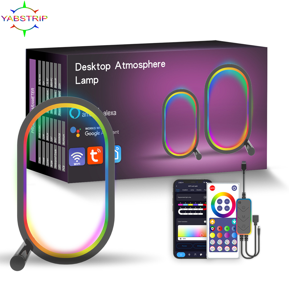 Home Decor App - โคมไฟโต๊ะที่สร้างสรรค์แอป WiFi อัจฉริยะ5V USB RGB Symphony