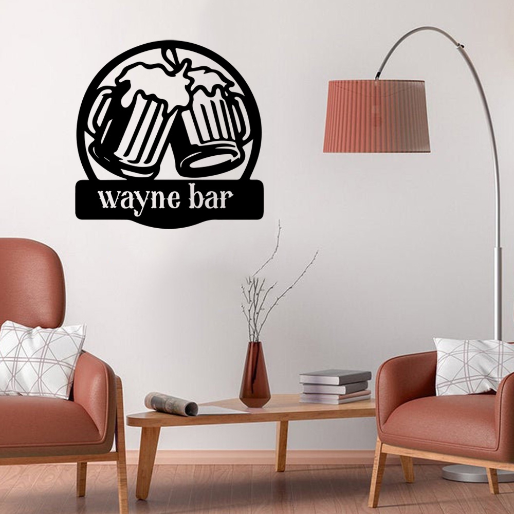 Home Decor Wall Stickers - 1 ชิ้น ใหม่ สติ๊กเกอร์ตกแต่งบ้าน ข้อความปรับแต่งได้ ของตกแต่งห้องนั่งเล่น