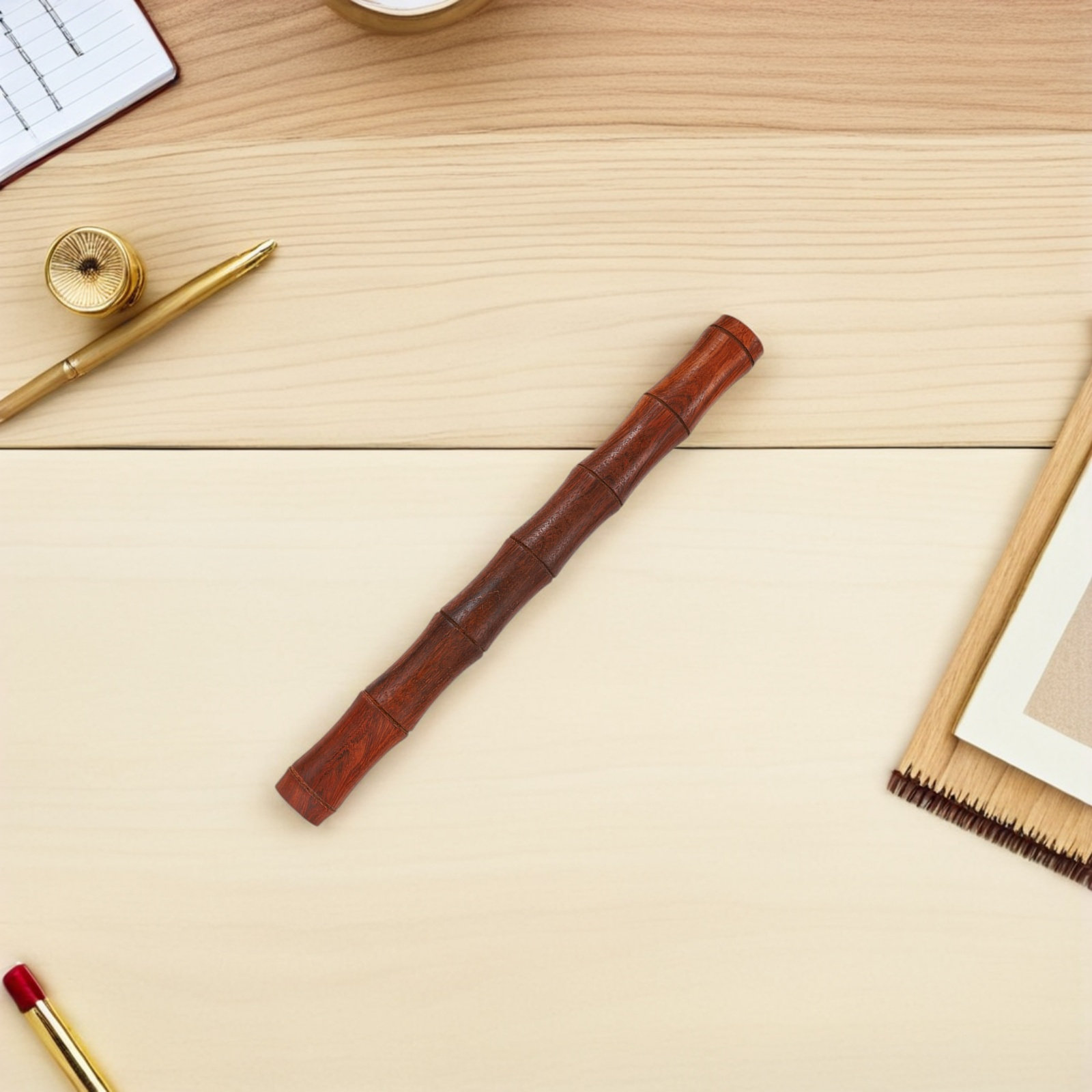 Incense Stick Holder - กล่องใส่ธูปไม้ธรรมชาติ 2 ชิ้น สำหรับจัดเก็บอุปกรณ์อโรมาเธอราพี เหมาะสำหรับตกแต่งห้องโยคะ สปา
