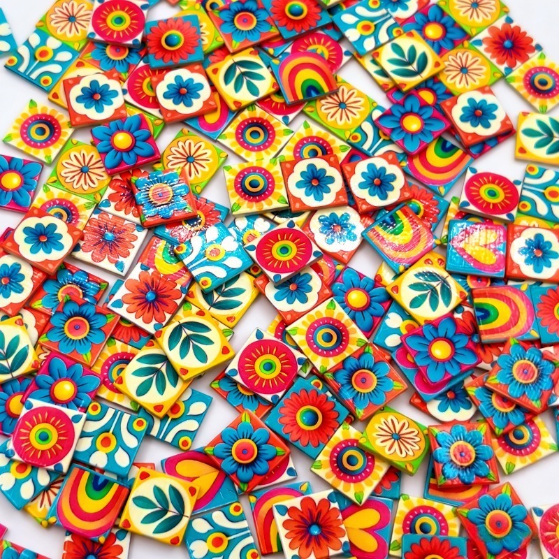 Home Decor Handicraft - ชิ้นส่วนโมเสกแก้วแบบละลายได้ DIY น้ำหนัก 150 กรัมต่อแพ็ค ใช้สำหรับตกแต่งบ้าน