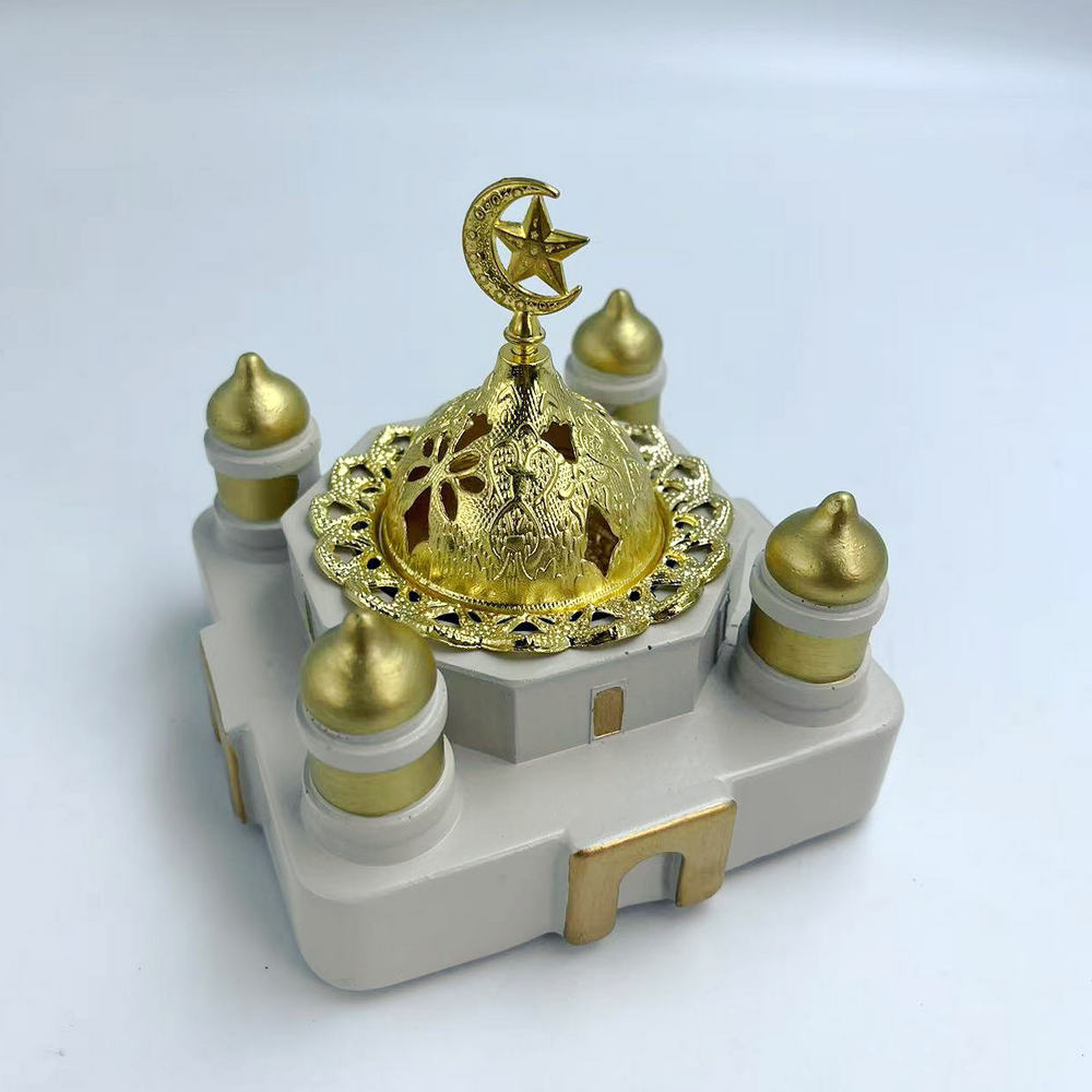 Incense Stick Holder - เตาเผากำยานรูปมัสยิดอิสลาม สำหรับเทศกาลรอมฎอน ของตกแต่งบ้านสำหรับชาวมุสลิม