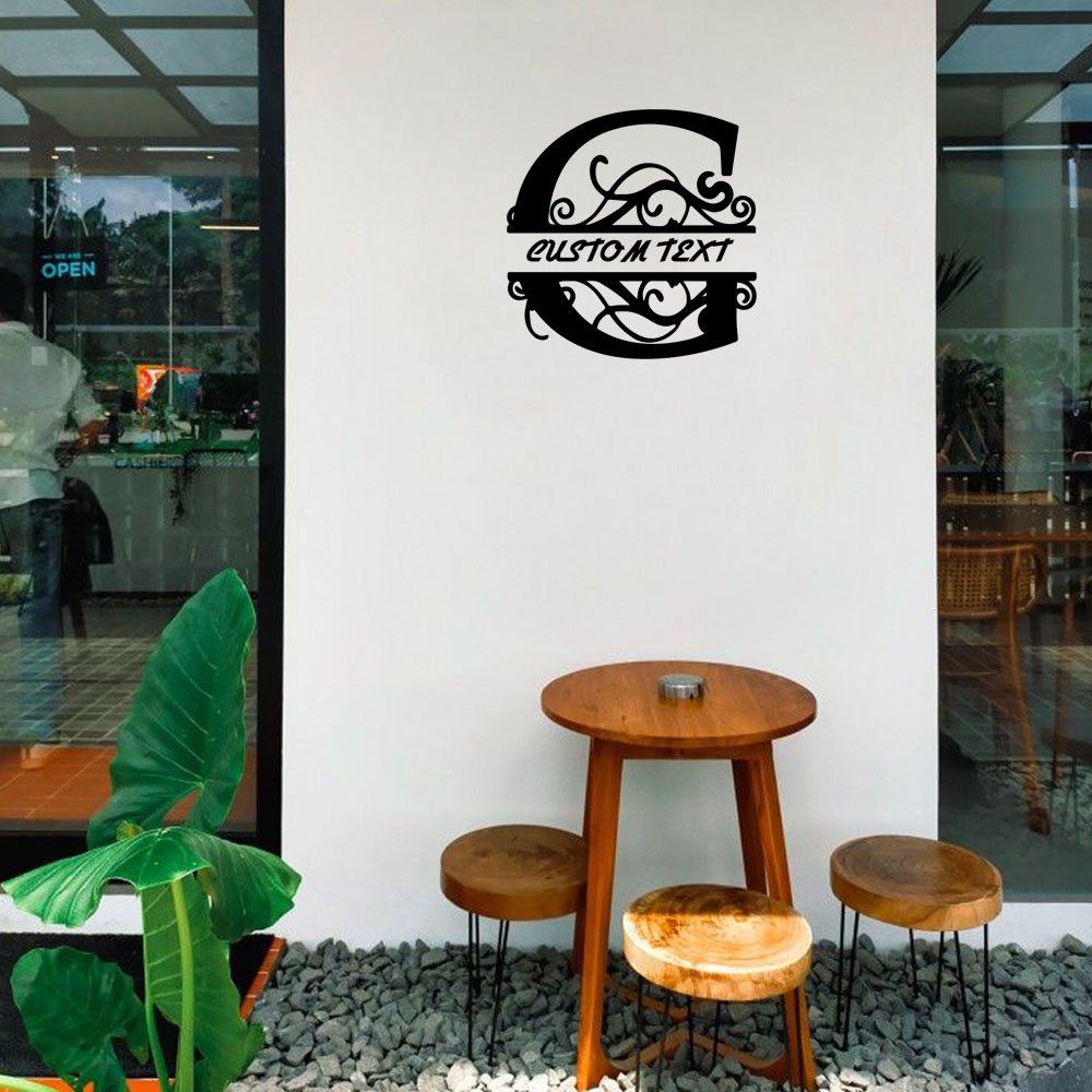 Home Decor Wall Stickers - 1 ชิ้น ตัวอักษร G สร้างสรรค์ ตกแต่งบ้าน