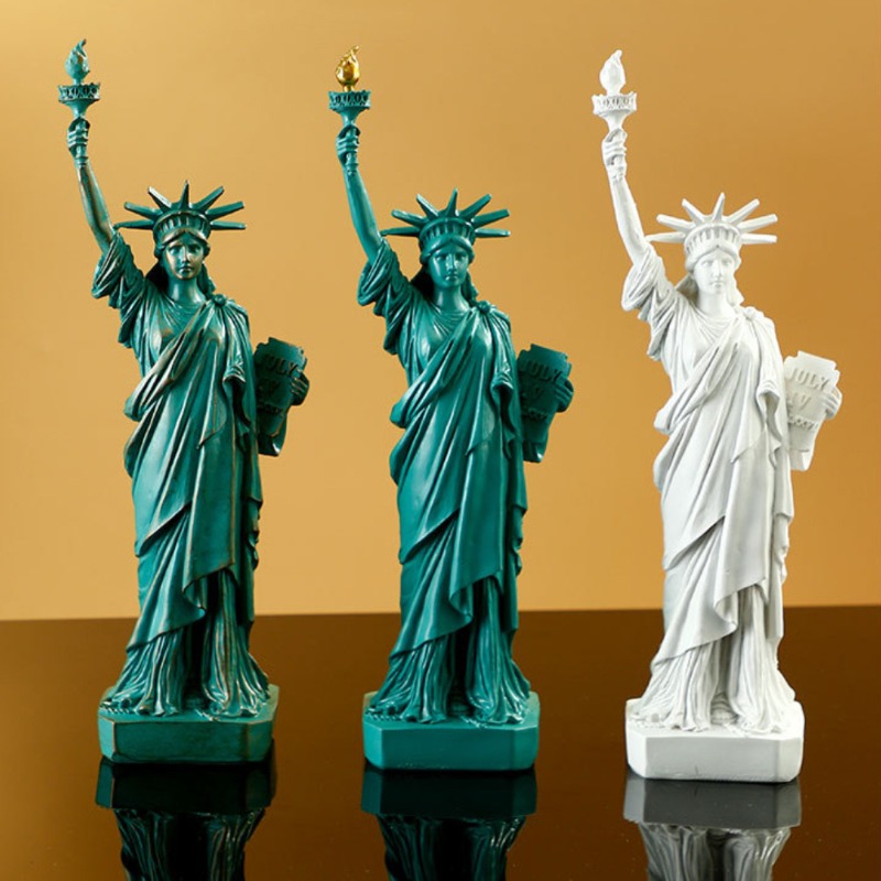 Home Decor New York - 1 ชิ้น 30 ซม.รูปปั้นเทพีเสรีภาพรุ่นอุปกรณ์ตกแต่งโต๊ะสะสมของที่ระลึกการเดินทางนิวยอร์กสำนักงานตกแต่งภายในบ้านตกแต่งห้อง