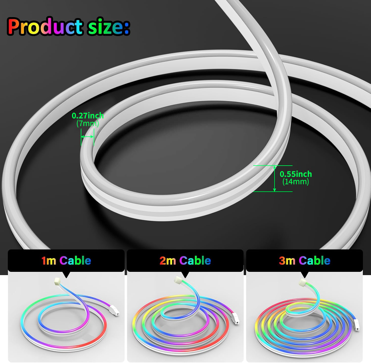 บลูทูธ RGB นีออน LED แถบไฟ 1-1 - Home Decor App บทวิจารณ์และราคา