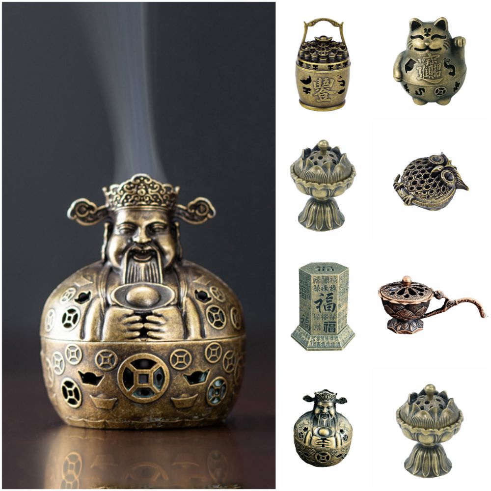 เตาเผาเครื่องหอมสไตล์จีนใหม่ ท - Incense Stick Holder บทวิจารณ์และราคา