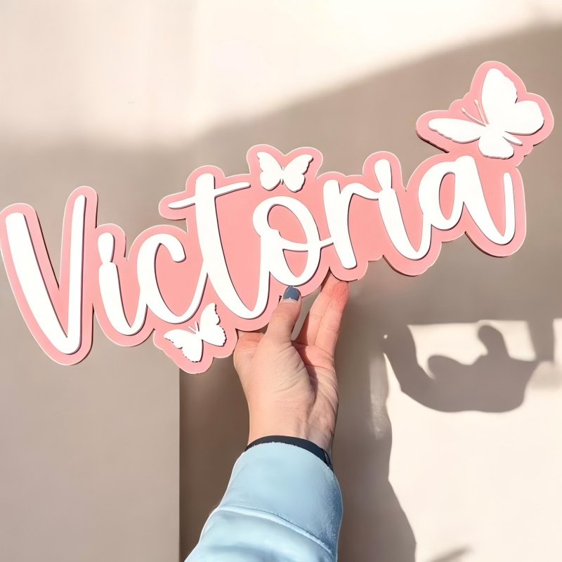 ป้ายชื่อไม้ลายการ์ตูนผีเสื้อแบ - Home Decor Pinterest บทวิจารณ์และราคา