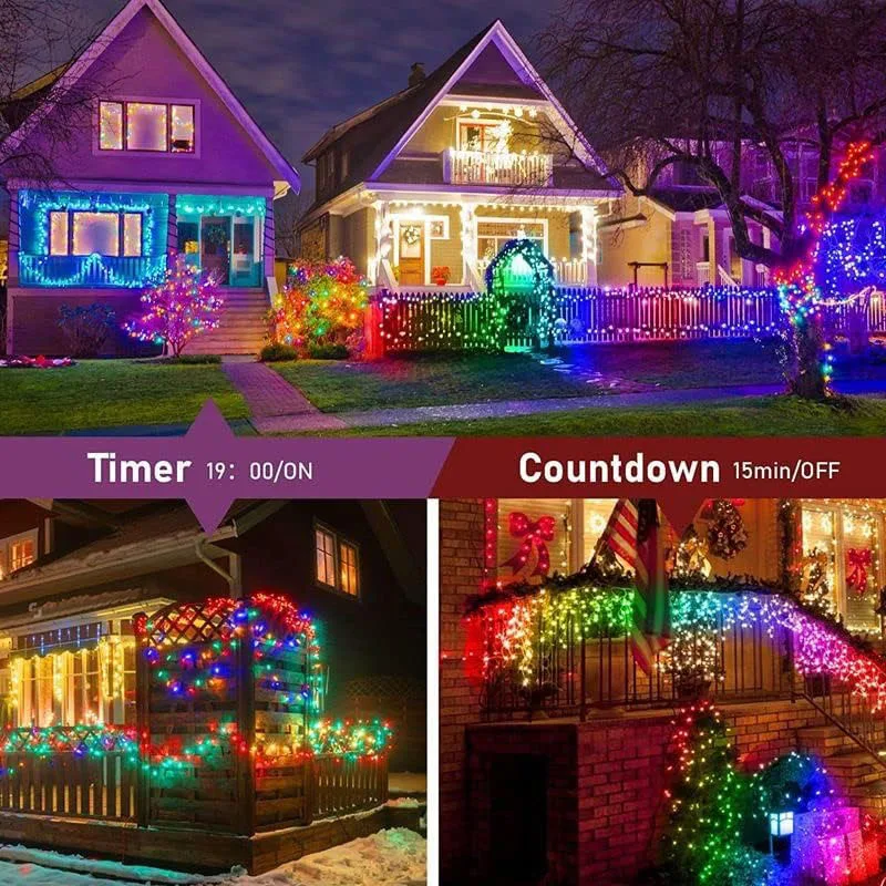 ไฟสาย LED WS2812B RGBIC แบบ US - Home Decor App บทวิจารณ์และราคา