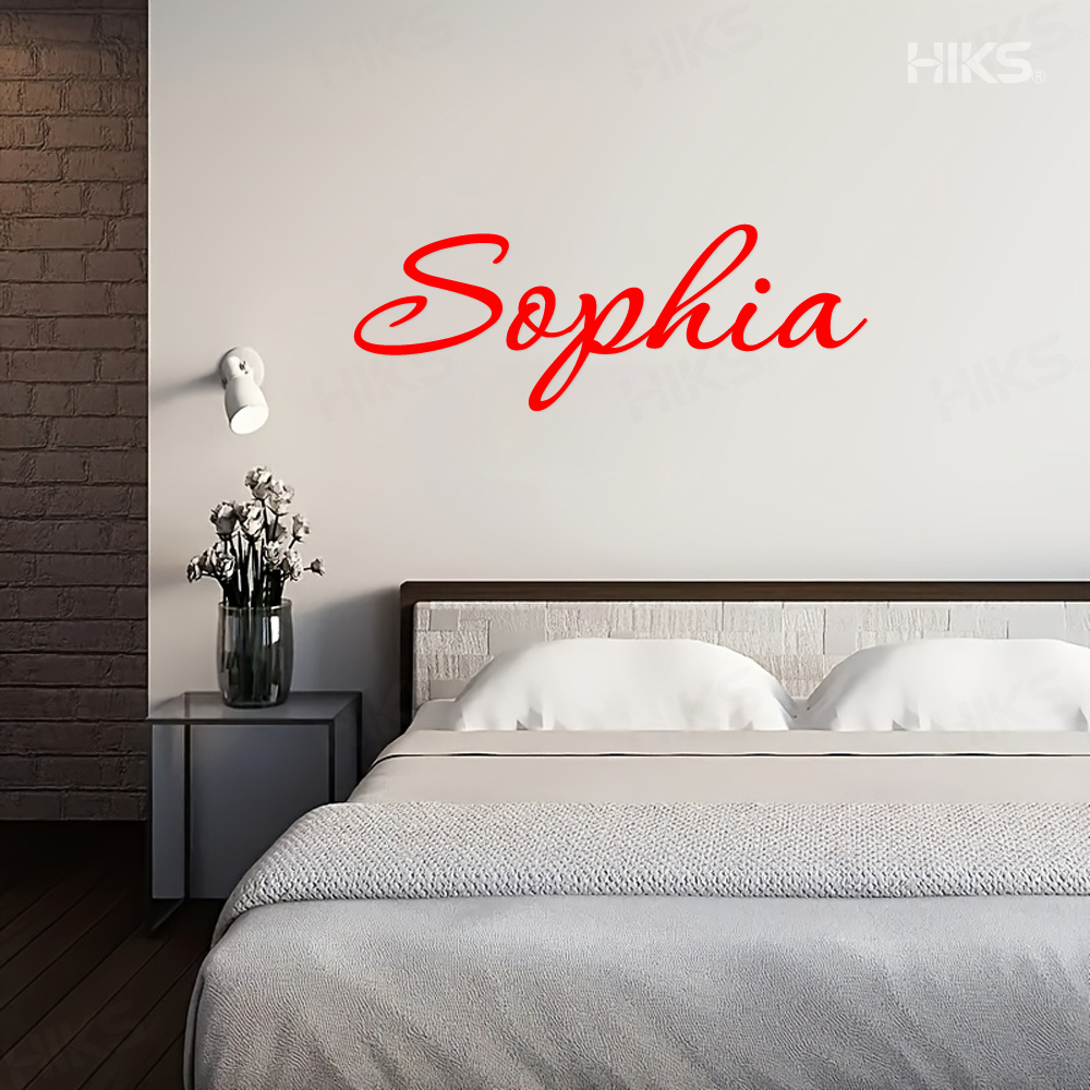สติ๊กเกอร์ติดผนังชื่อแบบกำหนดเ - Home Decor Wall Stickers บทวิจารณ์และราคา