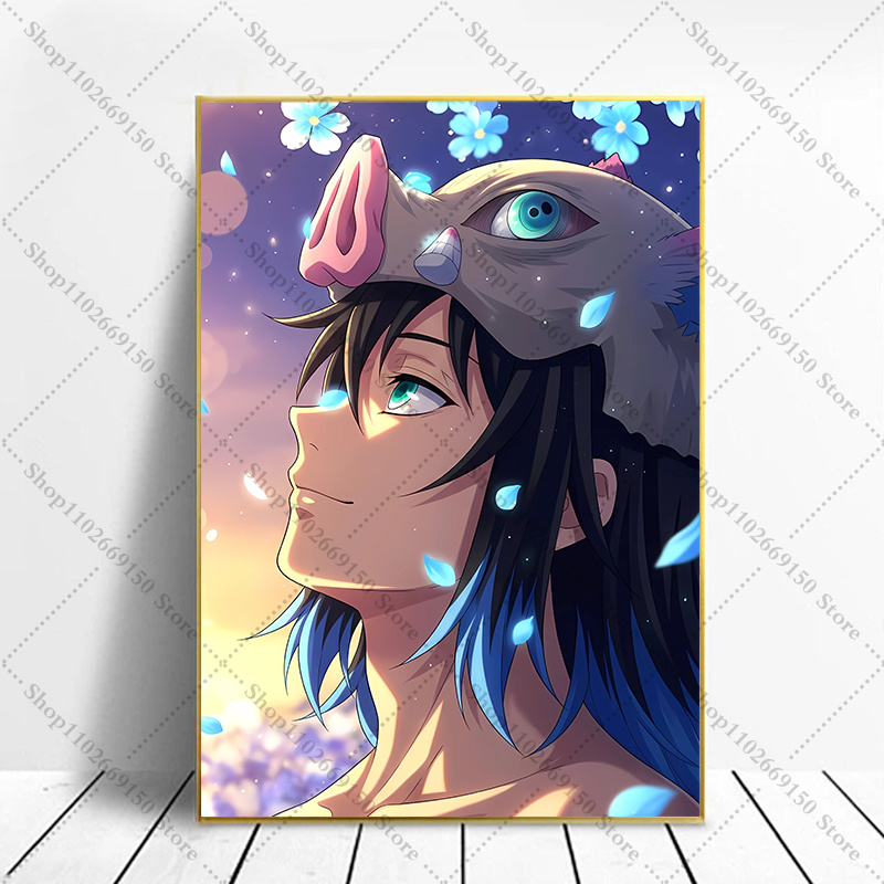 ภาพแคนวาสตกแต่งบ้านลายอนิเมะ D - Home Decor Wall Pictures บทวิจารณ์และราคา