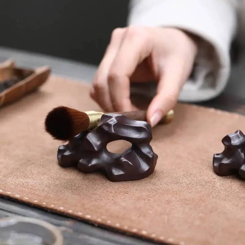 Yixing Zisha ชาสัตว์เลี้ยง Tai - Incense Stick Holder บทวิจารณ์และราคา