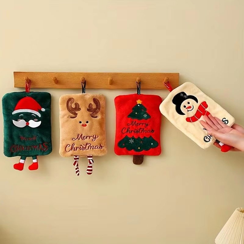 ผ้าเช็ดมือแขวนตกแต่งคริสต์มาส  - Home Decor Xmas Tree บทวิจารณ์และราคา