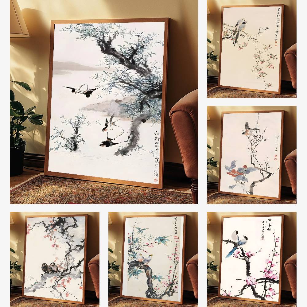 1 ชิ้นไร้กรอบสไตล์จีนดอกไม้สีเ - Home Decor Green บทวิจารณ์และราคา