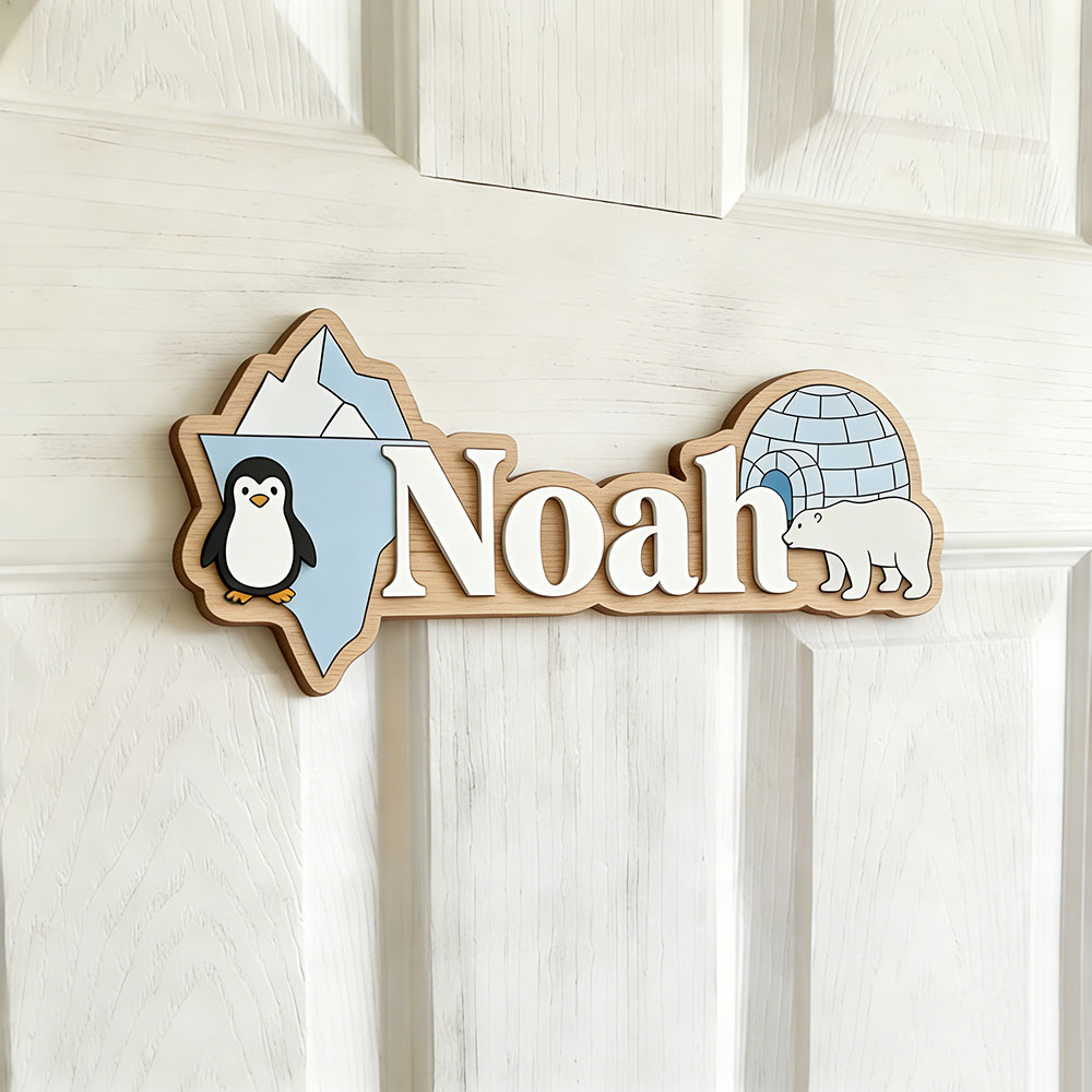 ป้ายชื่อสั่งทำรูปเพนกวินอาร์กต - Home Decor Wall Pictures บทวิจารณ์และราคา