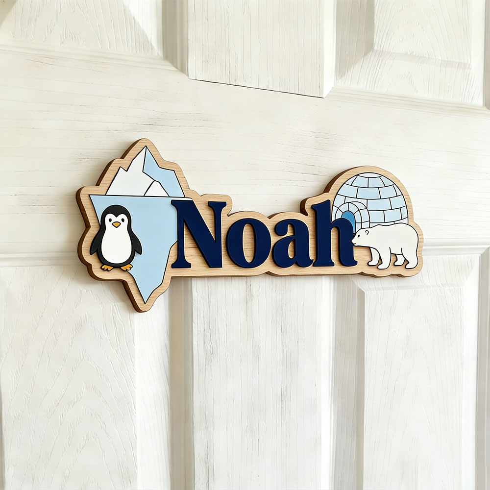 ป้ายชื่อสั่งทำรูปเพนกวินอาร์กต - Home Decor Wall Pictures บทวิจารณ์และราคา