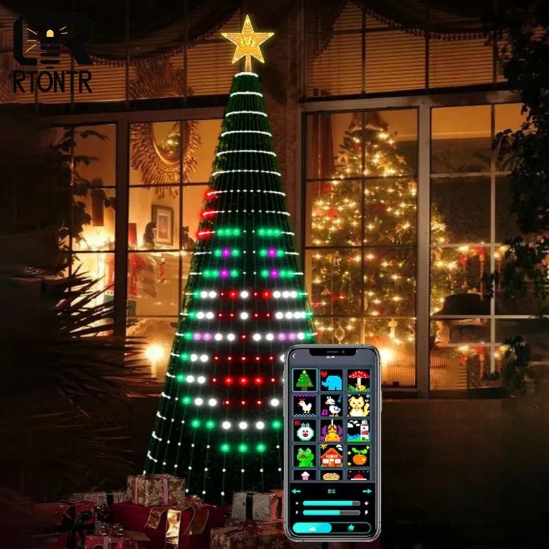 ไฟประดับต้นคริสต์มาสรูปดาว RGB - Home Decor App บทวิจารณ์และราคา