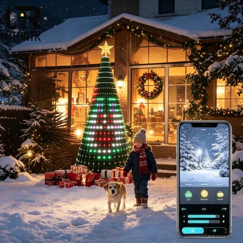 ไฟประดับต้นคริสต์มาสรูปดาว RGB - Home Decor App บทวิจารณ์และราคา