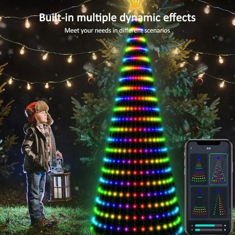 ไฟประดับต้นคริสต์มาสรูปดาว RGB - Home Decor App บทวิจารณ์และราคา
