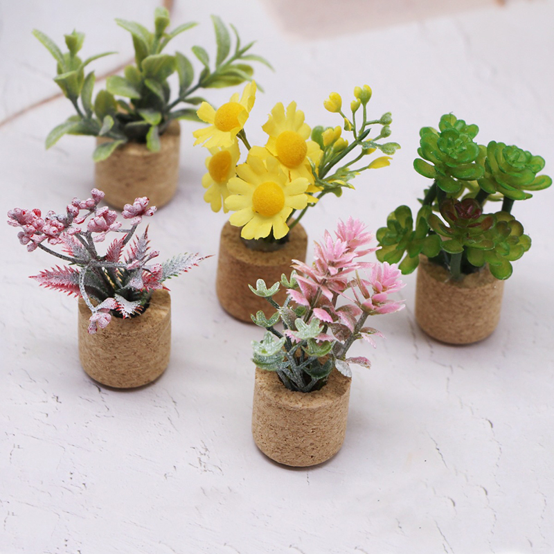 1:12 ตุ๊กตาจำลองบ้านตุ๊กตา ดอก - Home Decor Green บทวิจารณ์และราคา