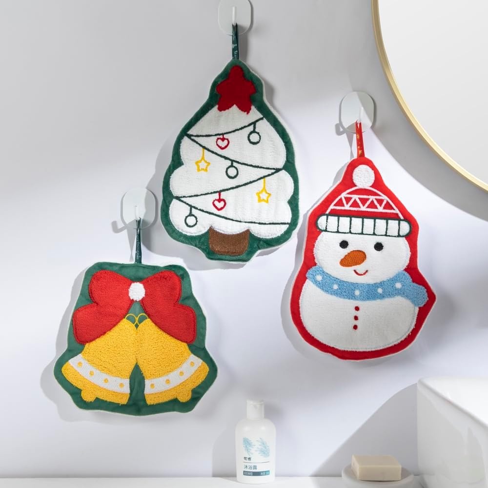 ผ้าเช็ดมือรูปทรงคริสต์มาส, ผ้า - Home Decor Xmas Tree บทวิจารณ์และราคา