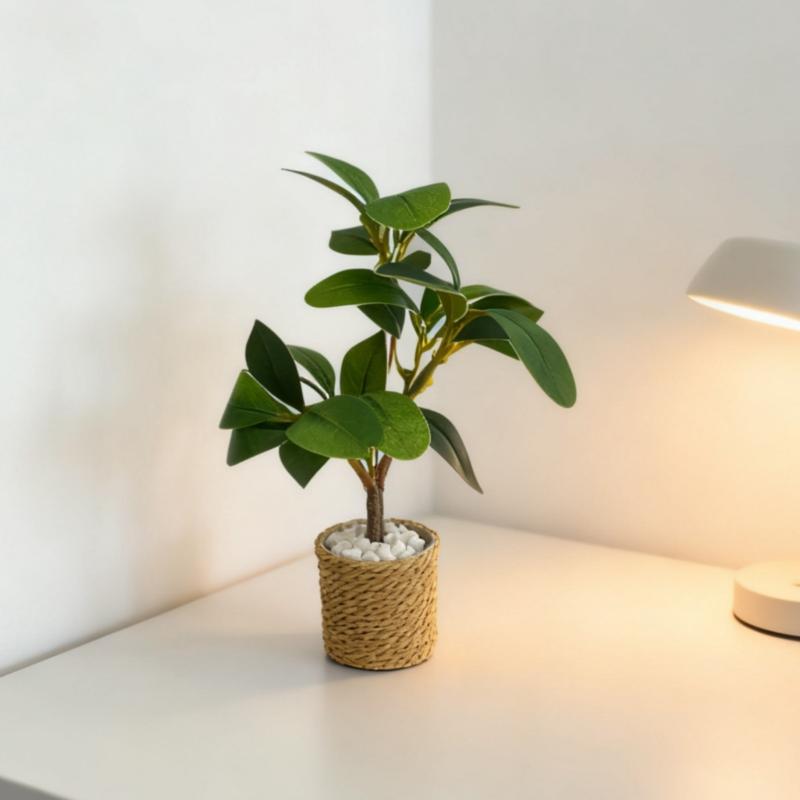 ต้นไม้จำลองในกระถางสำหรับตกแต่ - Home Decor Green บทวิจารณ์และราคา