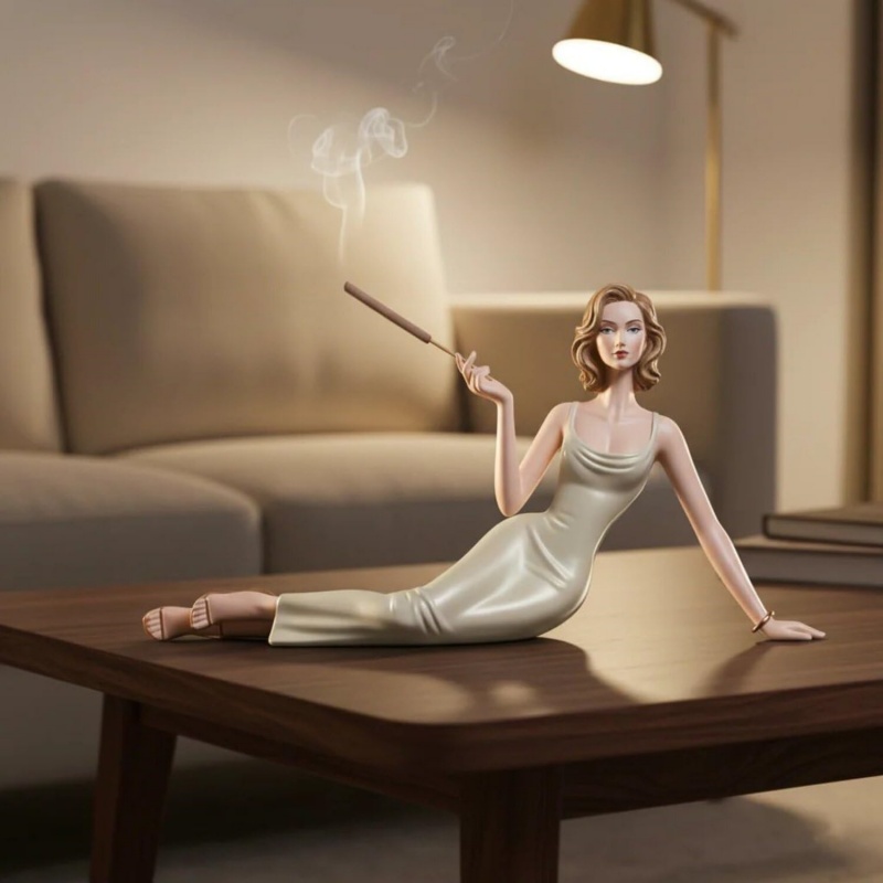 ที่วางธูปรูปปั้นสตรีสง่างาม งา - Incense Stick Holder บทวิจารณ์และราคา