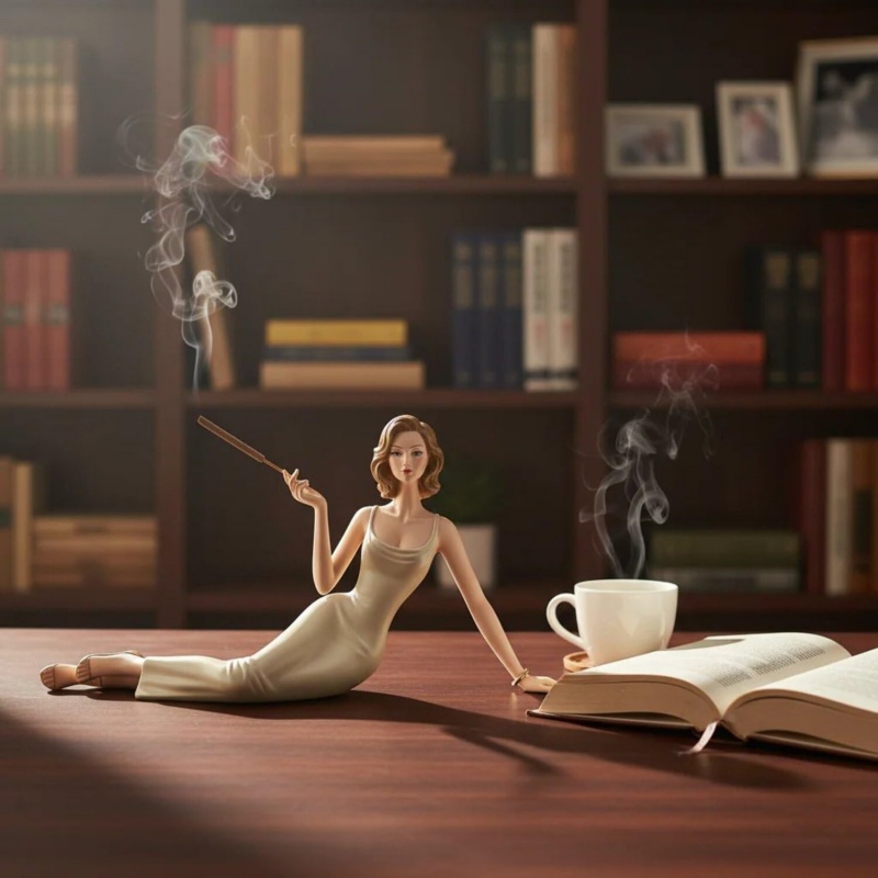 ที่วางธูปรูปปั้นสตรีสง่างาม งา - Incense Stick Holder บทวิจารณ์และราคา