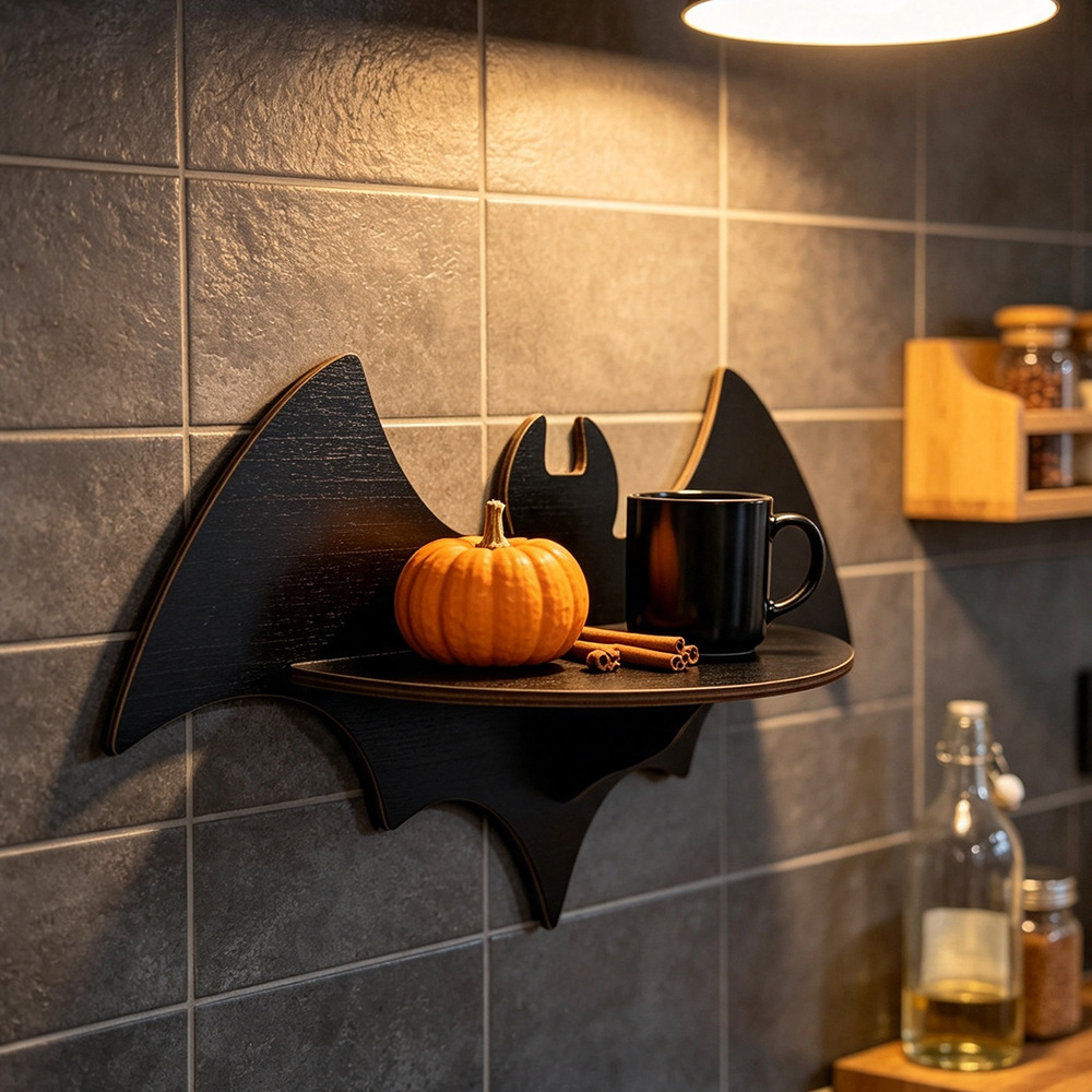 ชั้นวางของติดผนังฮาโลวีน ไม้รู - Floating Shelves บทวิจารณ์และราคา