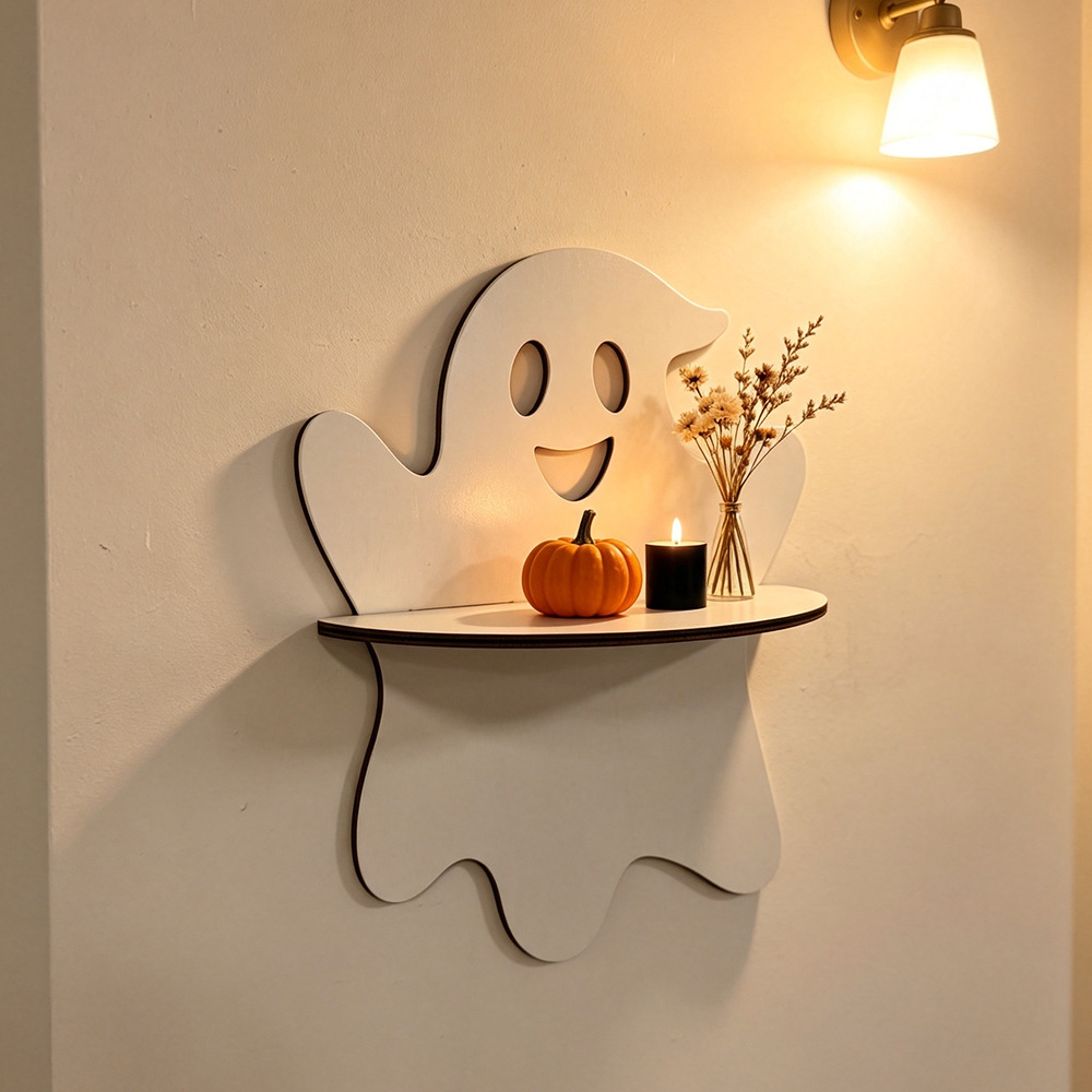 ชั้นวางของติดผนังฮาโลวีน ไม้รู - Floating Shelves บทวิจารณ์และราคา