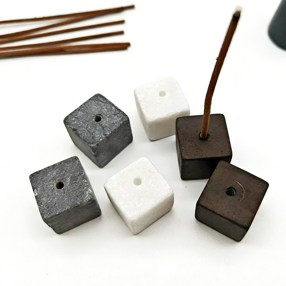 ที่วางธูปหินธรรมชาติ 2 ชิ้น ฐา - Incense Stick Holder บทวิจารณ์และราคา