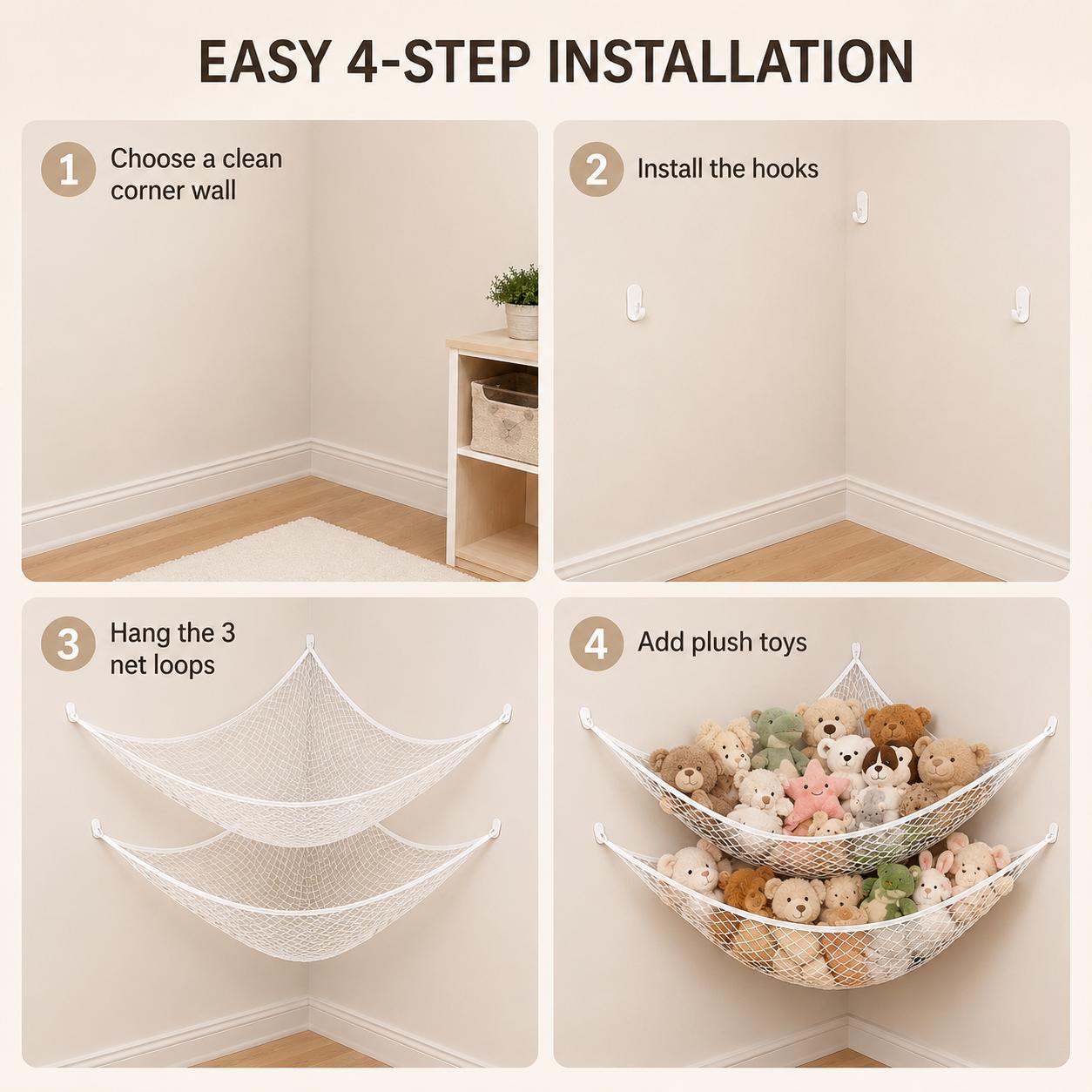 ตาข่ายเก็บของเล่นแบบแขวน ที่จั - Home Decor Pinterest บทวิจารณ์และราคา