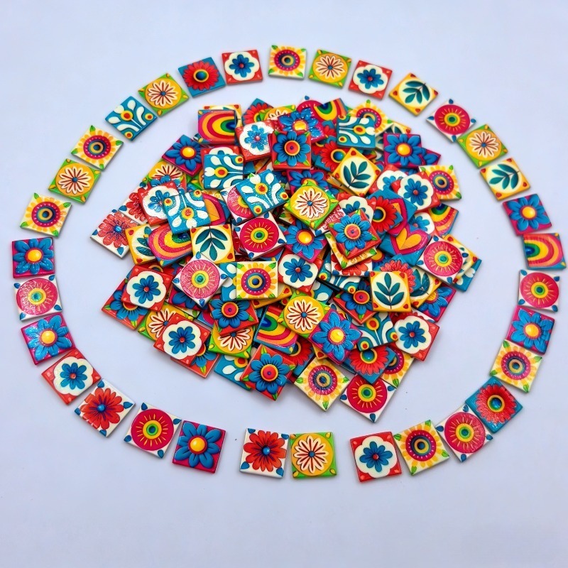 ชิ้นส่วนโมเสกแก้วแบบละลายได้ D - Home Decor Handicraft บทวิจารณ์และราคา