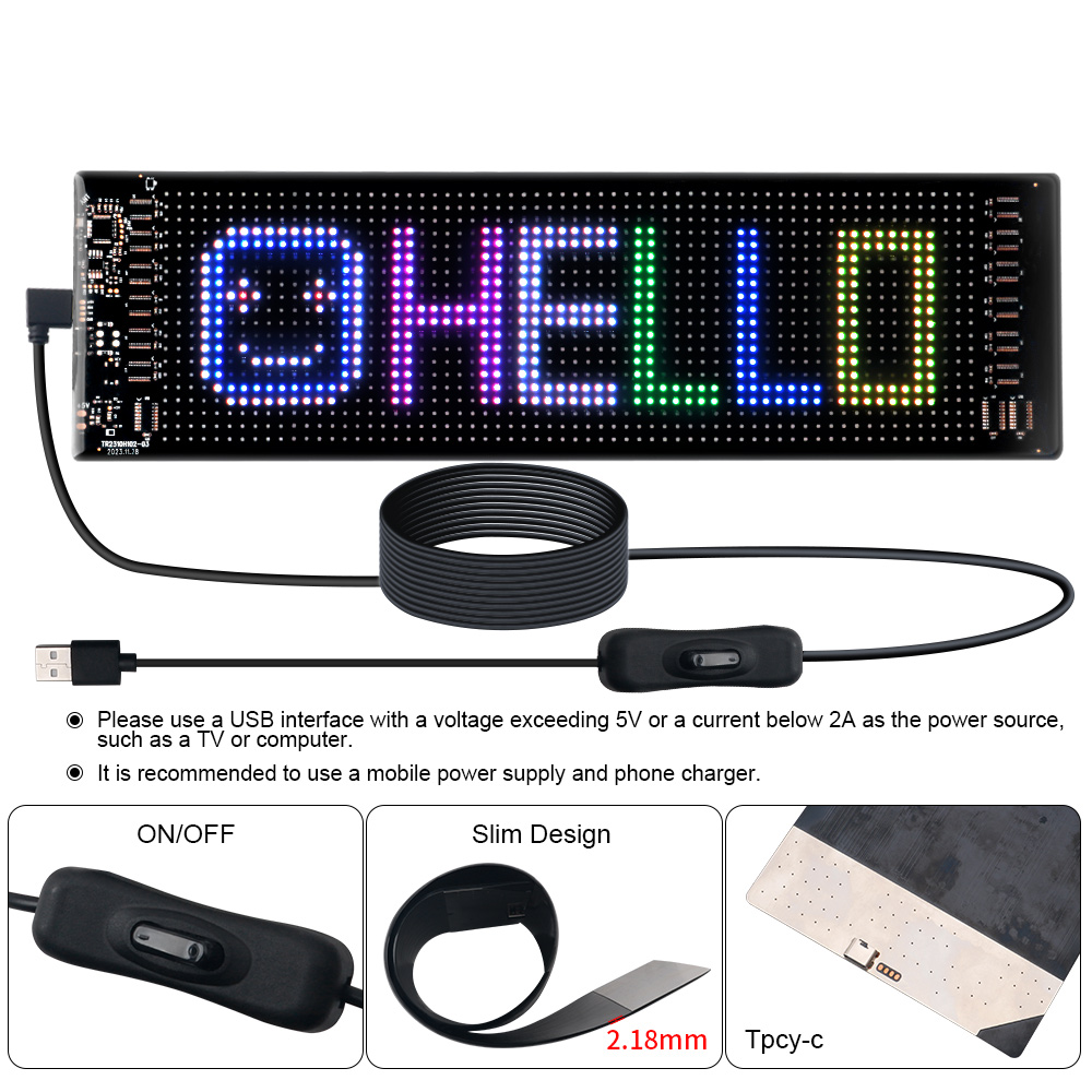 แผงไฟ LED เมทริกซ์แบบเลื่อนข้อ - Home Decor App บทวิจารณ์และราคา