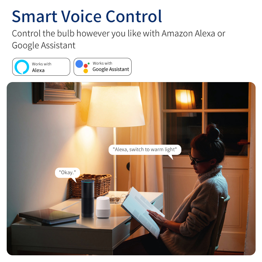 หลอดไฟ LED อัจฉริยะ AC 85-265V - Home Decor App บทวิจารณ์และราคา