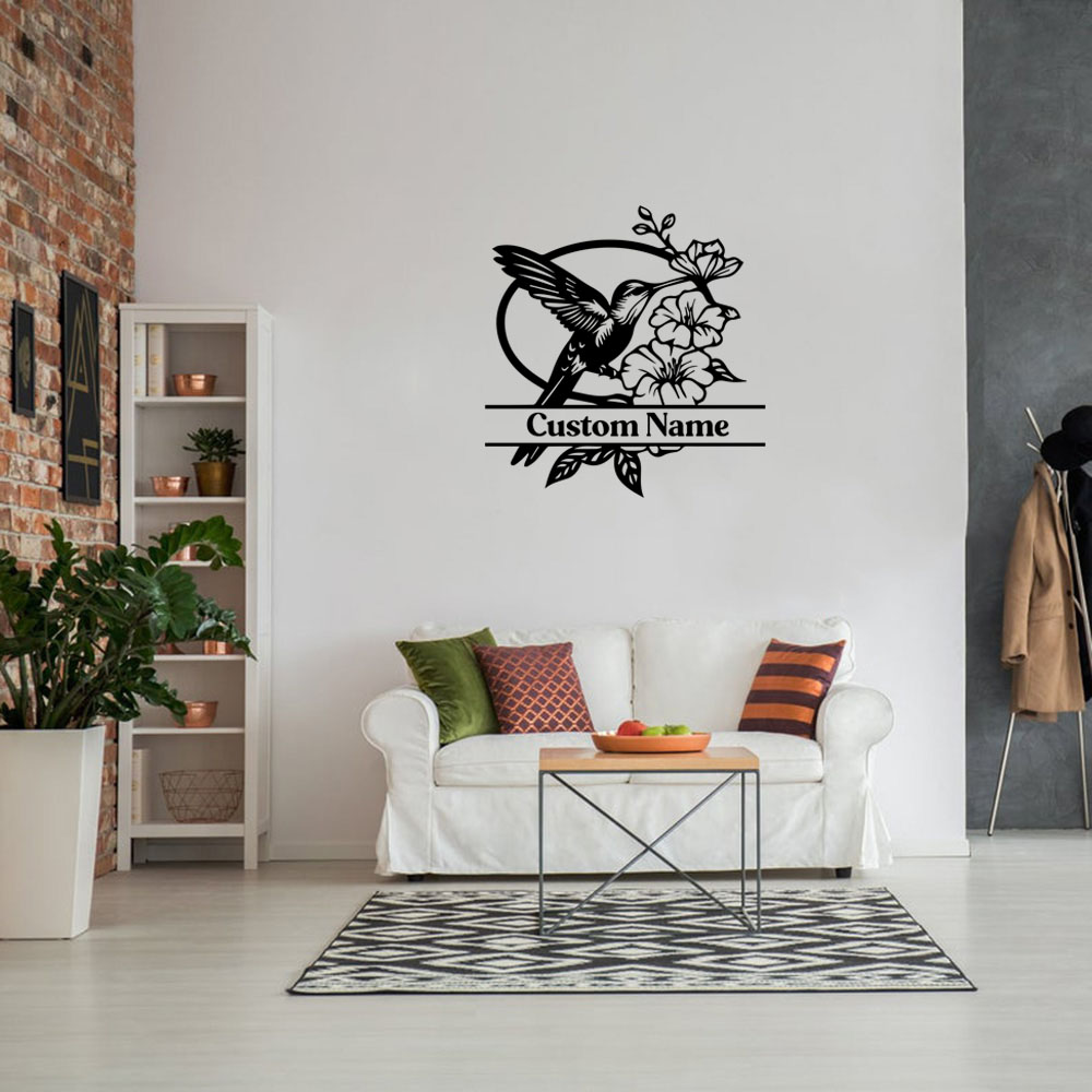 1PC Creative Bird Flower Custo - Home Decor Wall Stickers บทวิจารณ์และราคา