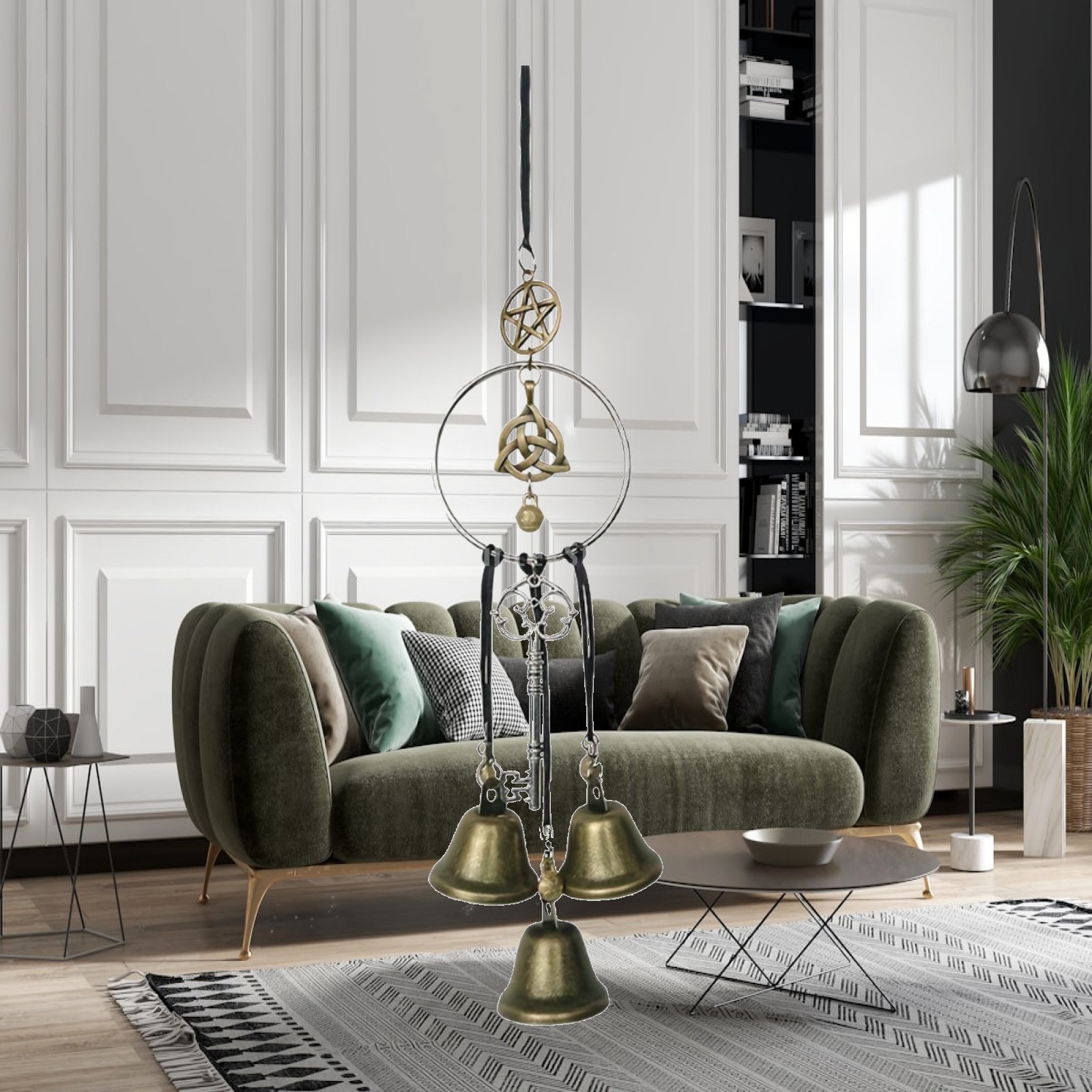 กระดิ่งประตูโบราณรูปกุญแจวิเศษ - Boho Wind Chimes บทวิจารณ์และราคา