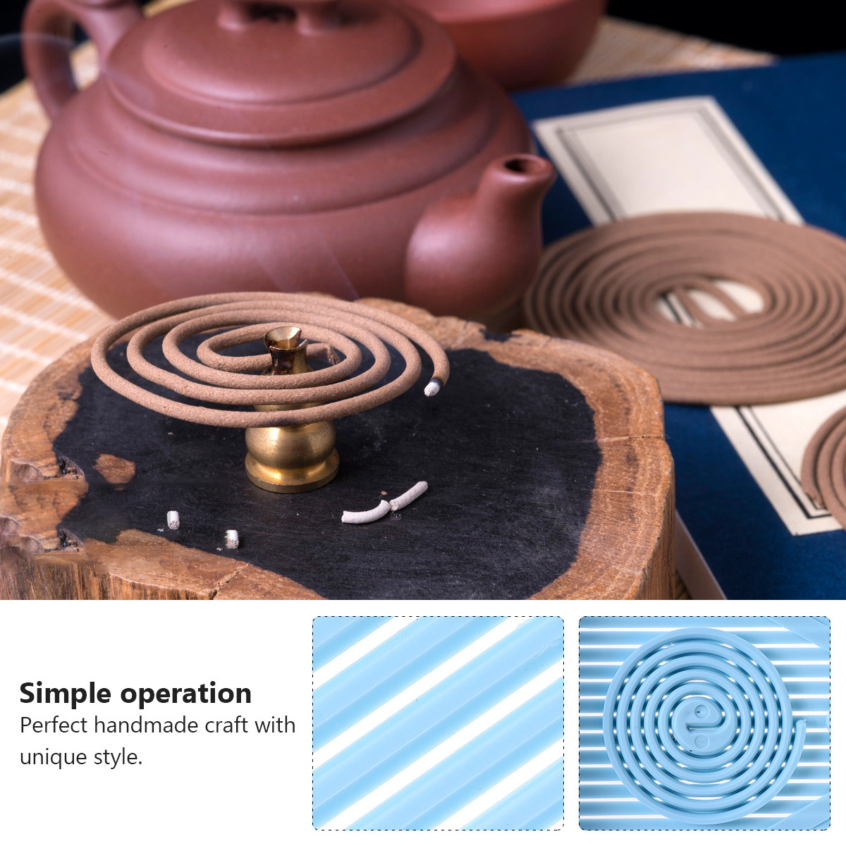 ชุดเครื่องมือทำธูปหอมแบบแมนนวล - Incense Stick Holder บทวิจารณ์และราคา
