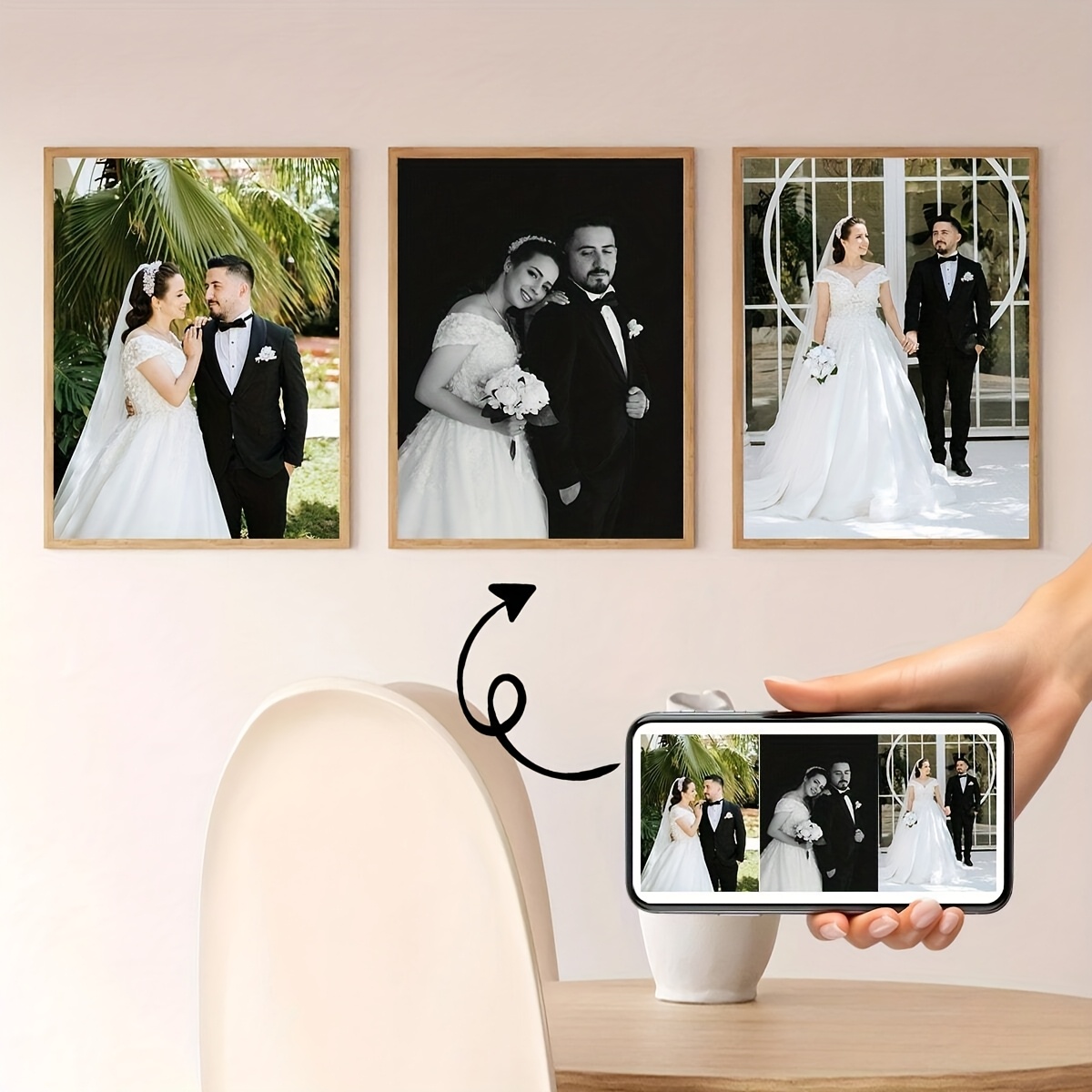 ภาพพิมพ์บนผ้าแคนวาสสี่เหลี่ยมจ - Home Decor Wall Pictures บทวิจารณ์และราคา