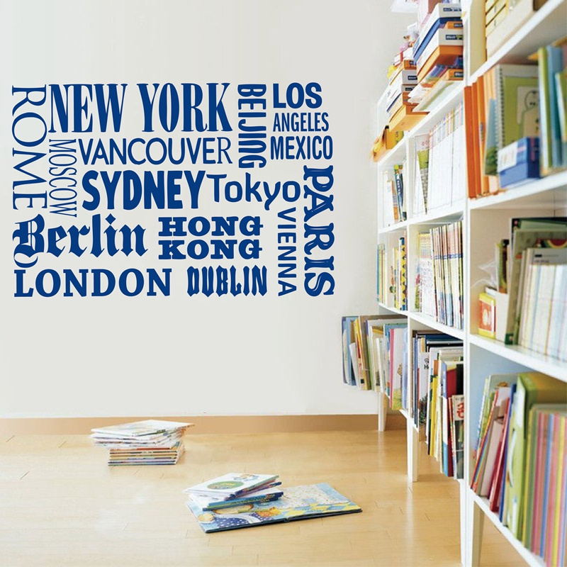 New York London Paris Quote สต - Home Decor New York บทวิจารณ์และราคา