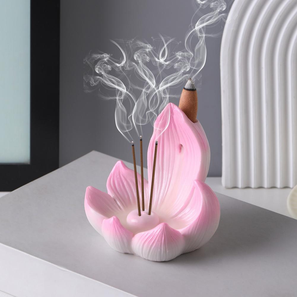 ที่วางธูปดอกบัว ที่เผาธูปเรซิน - Incense Stick Holder บทวิจารณ์และราคา