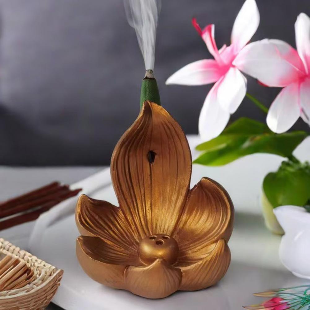 ที่วางธูปดอกบัว ที่เผาธูปเรซิน - Incense Stick Holder บทวิจารณ์และราคา
