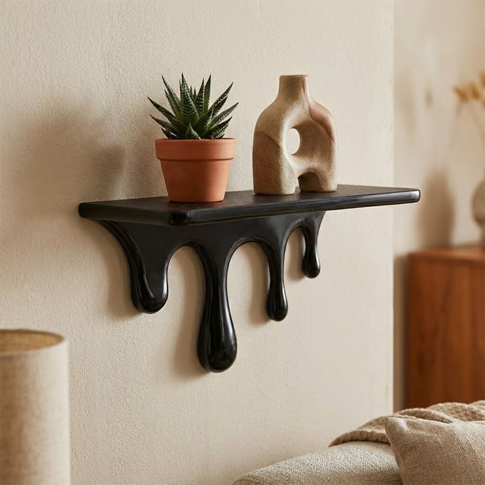 ชั้นวางของติดผนังแบบลอยตัวพิมพ - Floating Shelves บทวิจารณ์และราคา