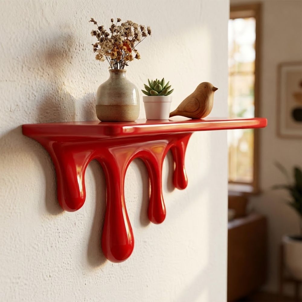 ชั้นวางของติดผนังแบบลอยตัวพิมพ - Floating Shelves บทวิจารณ์และราคา
