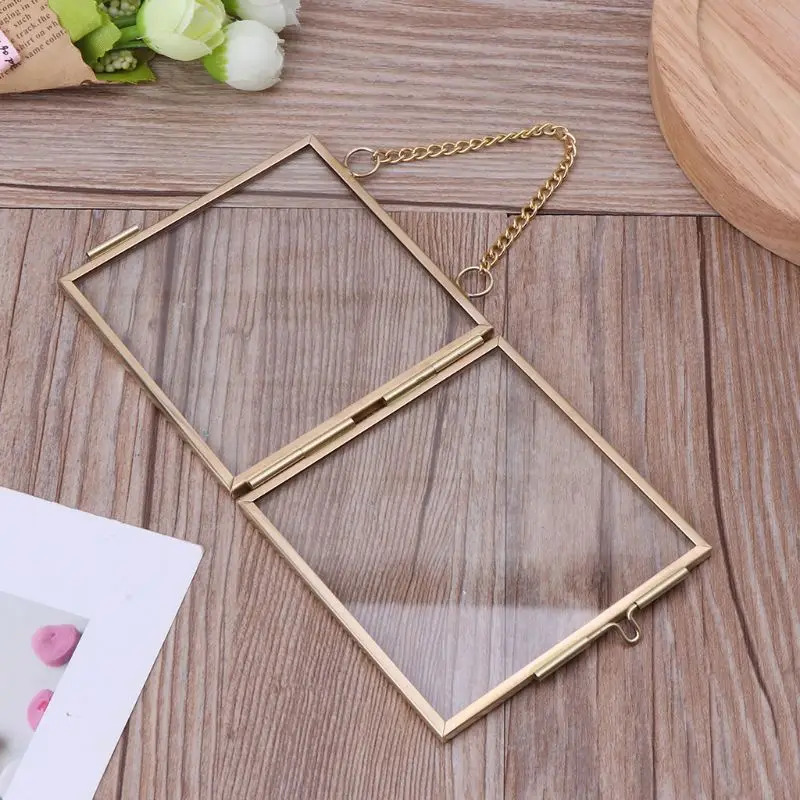กรอบรูปโลหะเรียบง่าย กรอบรูปกร - Pressed Flower Frame บทวิจารณ์และราคา