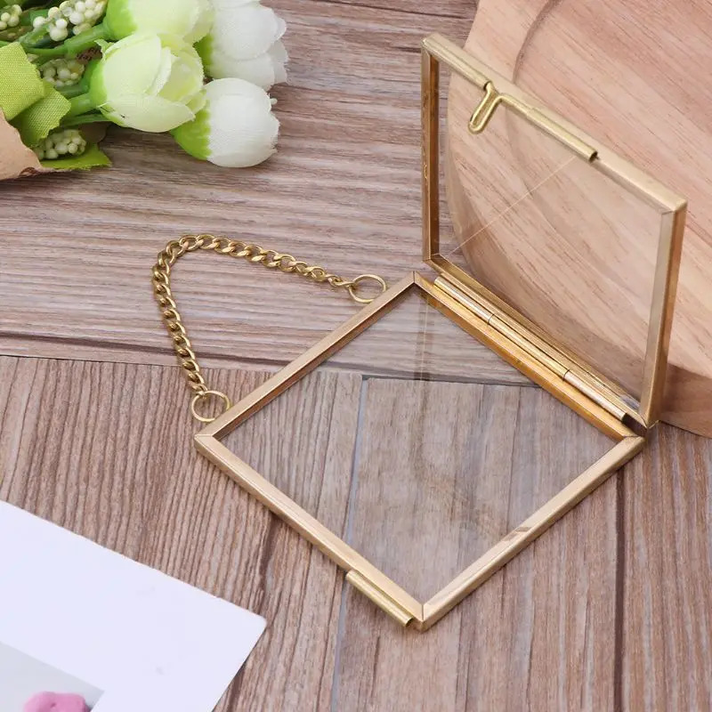 กรอบรูปโลหะเรียบง่าย กรอบรูปกร - Pressed Flower Frame บทวิจารณ์และราคา