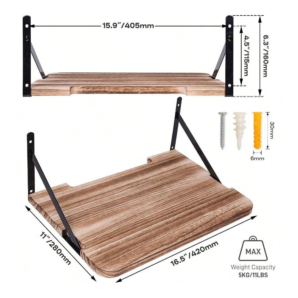 ชั้นวางของ, ขนาด 16.2 x 11 ซม. - Floating Shelves บทวิจารณ์และราคา