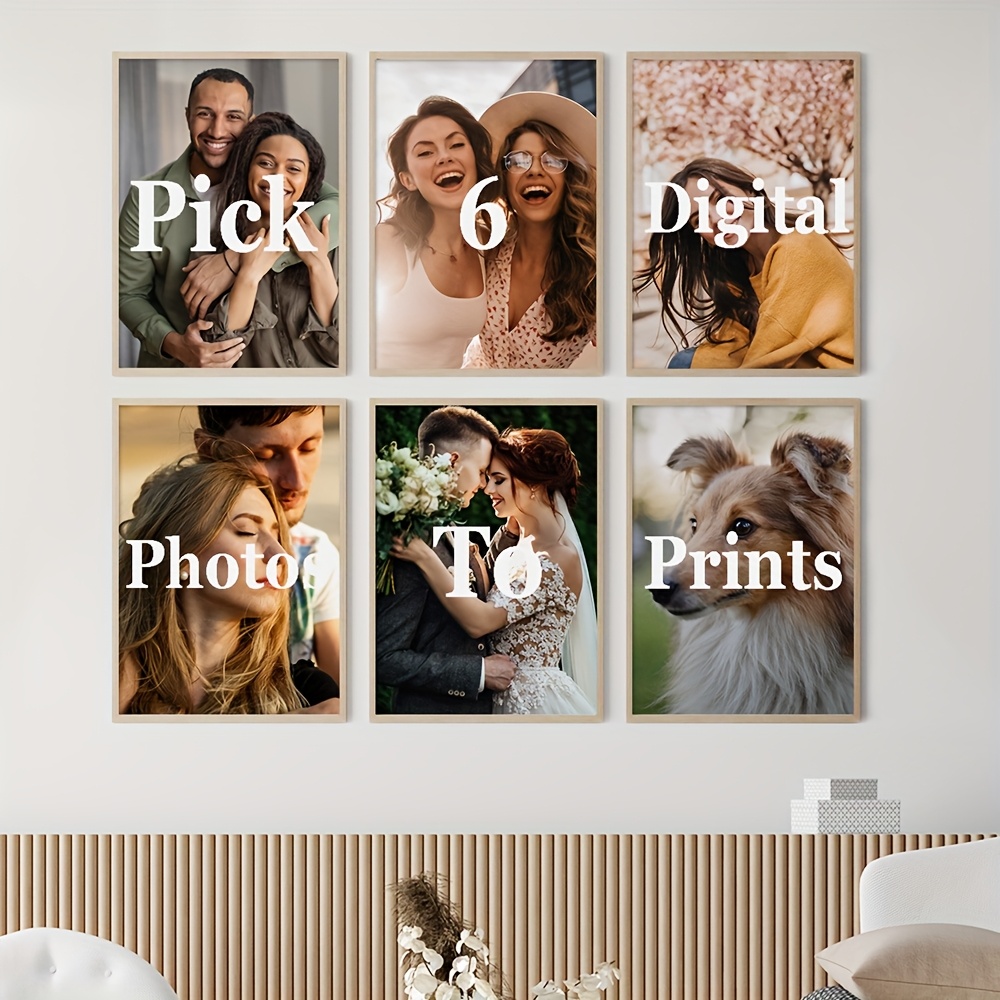 6 ชิ้น/ชุด ภาพพิมพ์บนผ้าใบแบบก - Home Decor Wall Pictures บทวิจารณ์และราคา