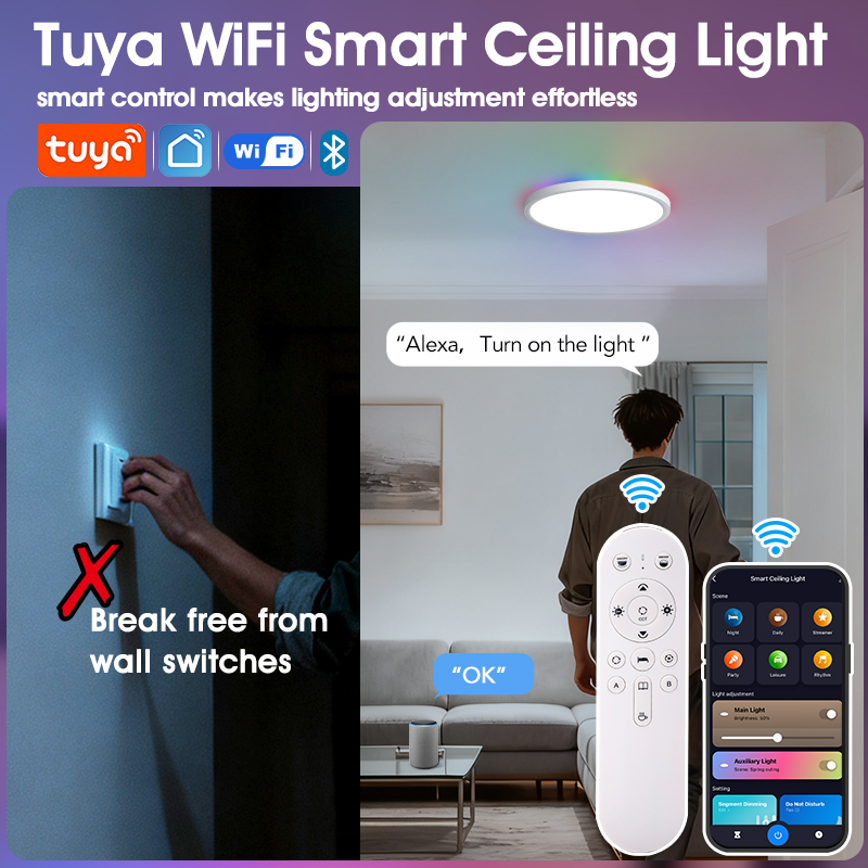โคมไฟเพดานอัจฉริยะ BENEWTON Tu - Home Decor App บทวิจารณ์และราคา