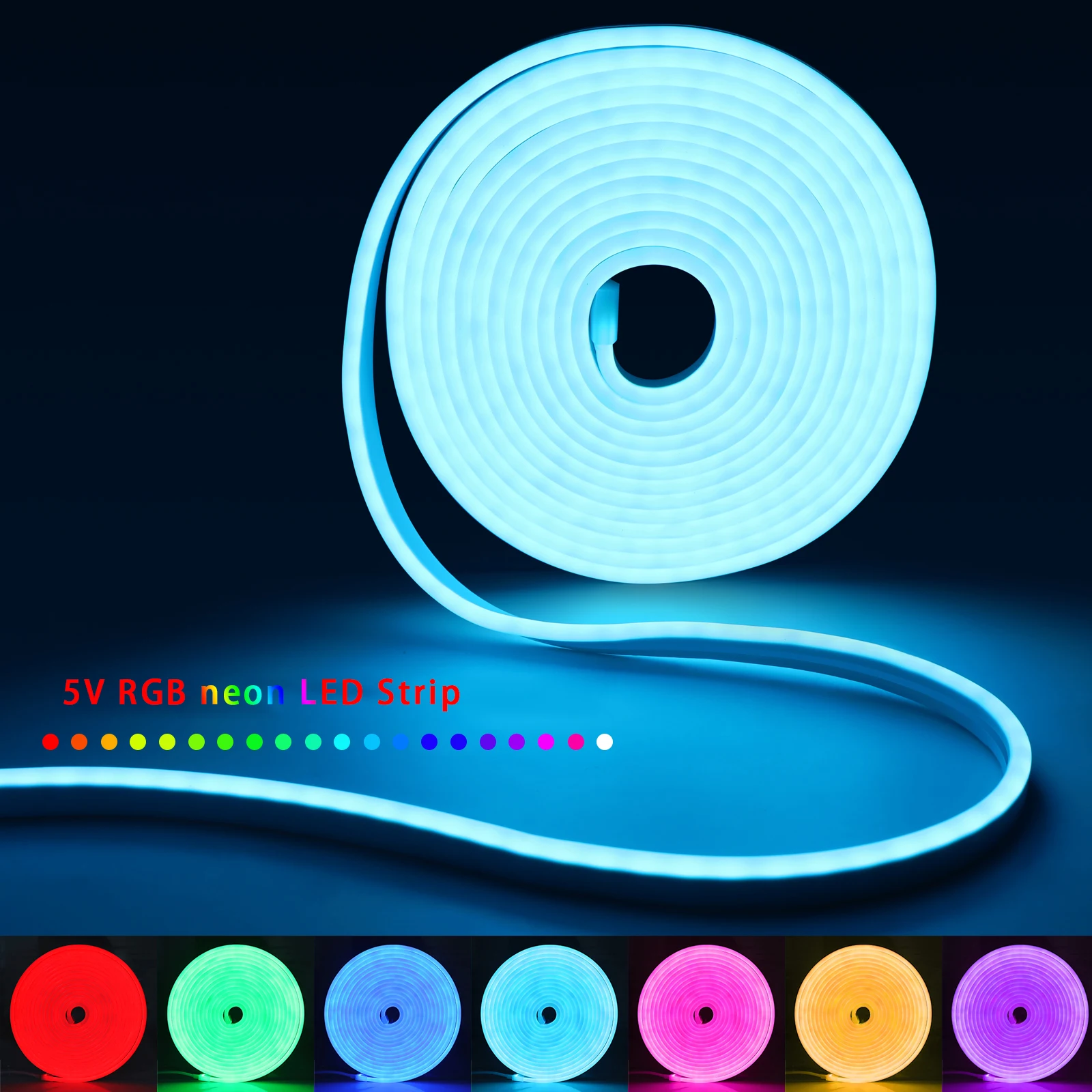 ไฟนีออน LED RGB ขนาด 1-5 เมตร  - Home Decor App บทวิจารณ์และราคา